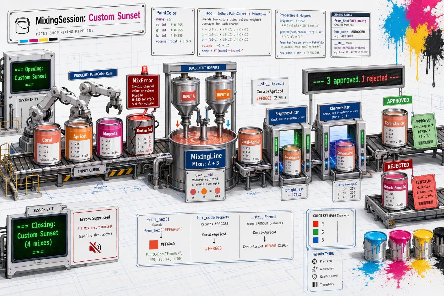 Paint Color Mixer
